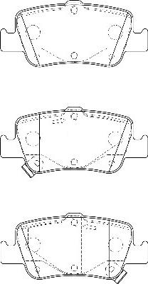 Omnicraft 2135694 - Brake Pad Set, disc brake www.autospares.lv