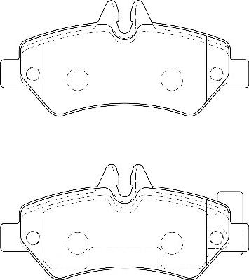 Omnicraft 2135644 - Bremžu uzliku kompl., Disku bremzes www.autospares.lv