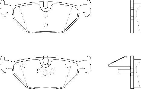 Omnicraft 2135640 - Brake Pad Set, disc brake www.autospares.lv