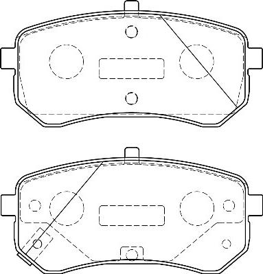 Omnicraft 2135656 - Bremžu uzliku kompl., Disku bremzes www.autospares.lv