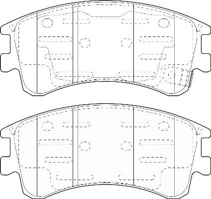 Omnicraft 2135014 - Bremžu uzliku kompl., Disku bremzes www.autospares.lv