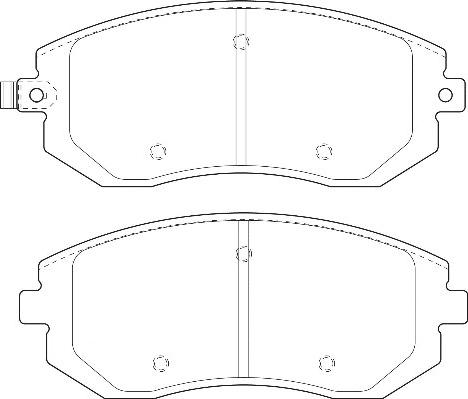 Omnicraft 2135016 - Brake Pad Set, disc brake www.autospares.lv