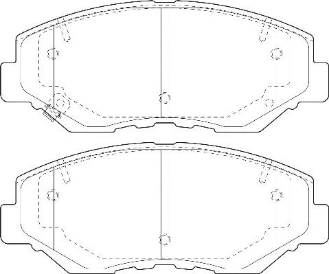 Omnicraft 2135190 - Brake Pad Set, disc brake www.autospares.lv