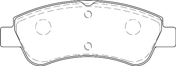 Omnicraft 2135166 - Brake Pad Set, disc brake www.autospares.lv