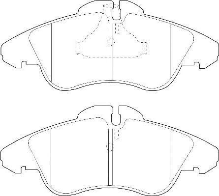 Omnicraft 2135160 - Тормозные колодки, дисковые, комплект www.autospares.lv