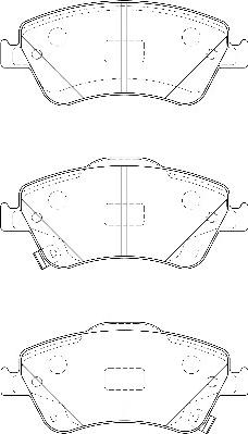 Omnicraft 2135162 - Brake Pad Set, disc brake www.autospares.lv