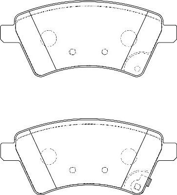 Omnicraft 2135138 - Тормозные колодки, дисковые, комплект www.autospares.lv