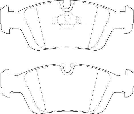 Omnicraft 2135128 - Bremžu uzliku kompl., Disku bremzes autospares.lv