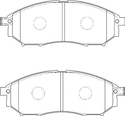 Omnicraft 2135178 - Brake Pad Set, disc brake www.autospares.lv