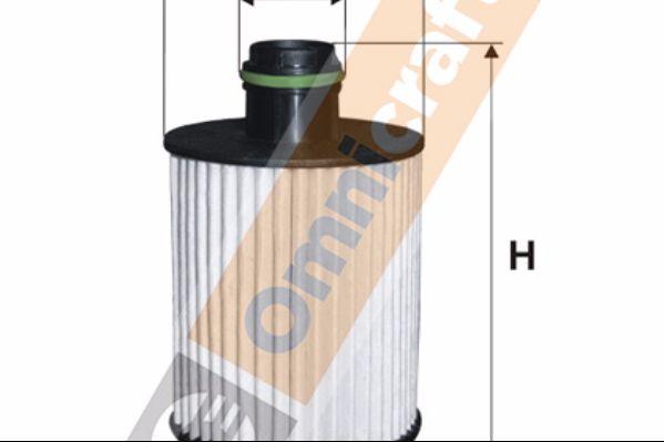 Omnicraft 2136173 - Eļļas filtrs www.autospares.lv