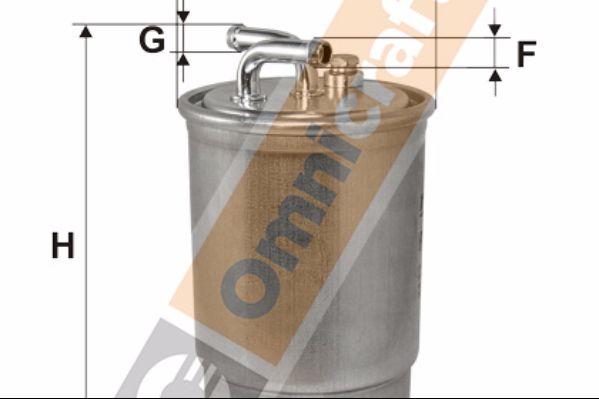 Omnicraft 2136851 - Fuel filter www.autospares.lv