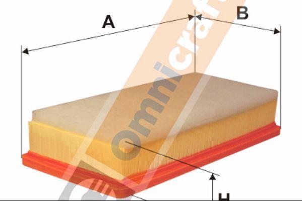 Omnicraft 2133866 - Air Filter, engine www.autospares.lv