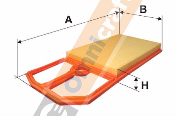 Omnicraft 2133007 - Gaisa filtrs autospares.lv