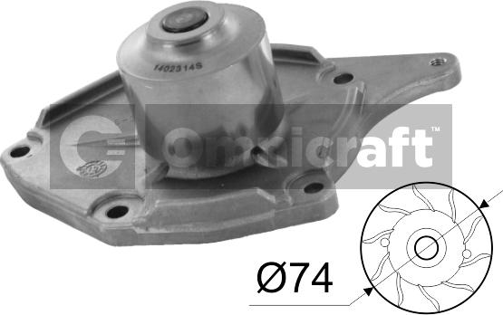 Omnicraft 2316882 - Ūdenssūknis autospares.lv