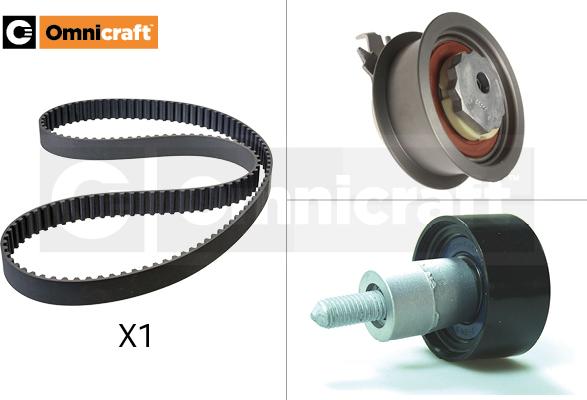 Omnicraft 2328410 - Комплект зубчатого ремня ГРМ www.autospares.lv