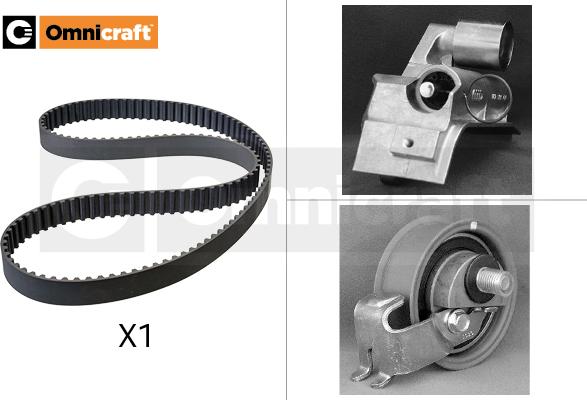 Omnicraft 2328598 - Комплект зубчатого ремня ГРМ www.autospares.lv