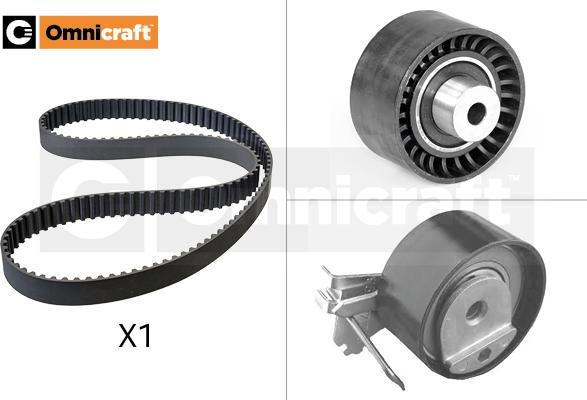 Omnicraft 2328554 - Комплект зубчатого ремня ГРМ www.autospares.lv