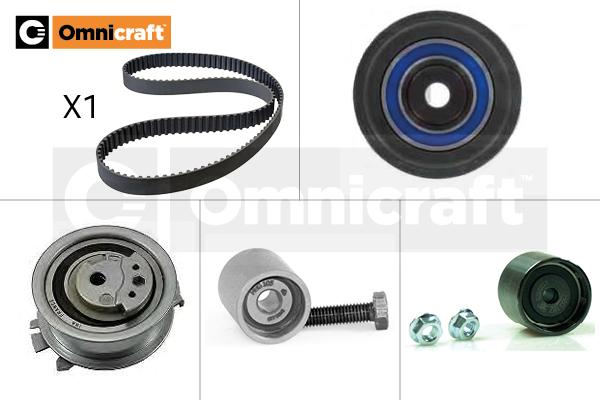 Omnicraft 2328586 - Комплект зубчатого ремня ГРМ www.autospares.lv