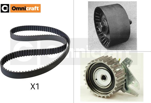 Omnicraft 2328730 - Комплект зубчатого ремня ГРМ www.autospares.lv