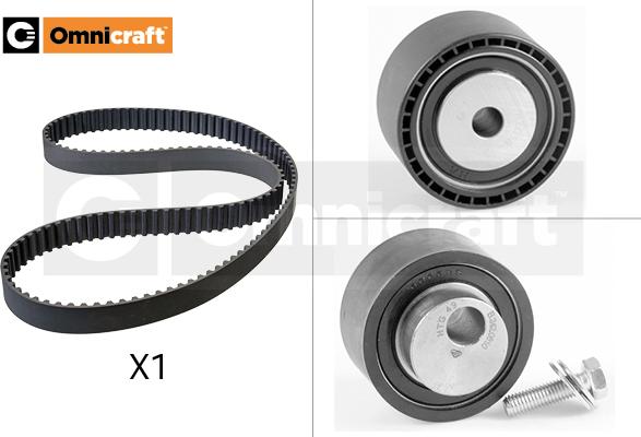 Omnicraft 2328644 - Комплект зубчатого ремня ГРМ www.autospares.lv