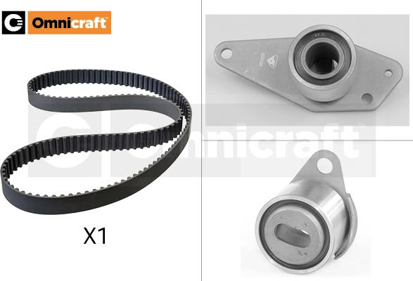 Omnicraft 2328786 - Комплект зубчатого ремня ГРМ www.autospares.lv