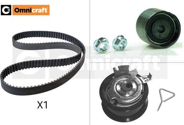 Omnicraft 2328376 - Комплект зубчатого ремня ГРМ www.autospares.lv