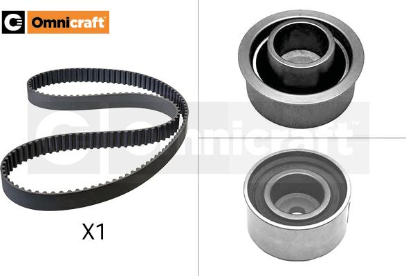 Omnicraft 2328726 - Комплект зубчатого ремня ГРМ www.autospares.lv