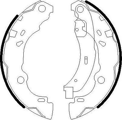 Omnicraft 2255690 - Bremžu loku komplekts www.autospares.lv