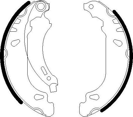 Omnicraft 2255698 - Brake Shoe Set www.autospares.lv