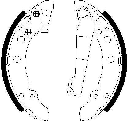 Omnicraft 2255656 - Brake Shoe Set www.autospares.lv