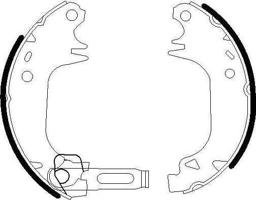 Omnicraft 2255896 - Brake Shoe Set www.autospares.lv