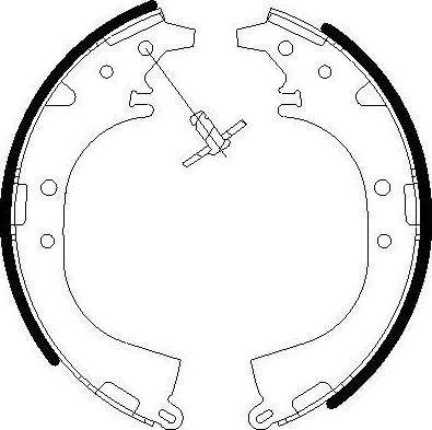 Omnicraft 2255809 - Brake Shoe Set www.autospares.lv