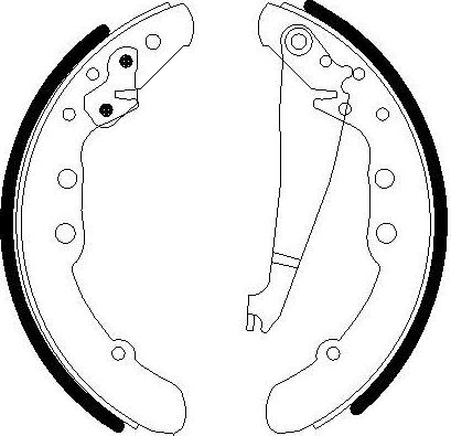 Omnicraft 2255813 - Brake Shoe Set www.autospares.lv