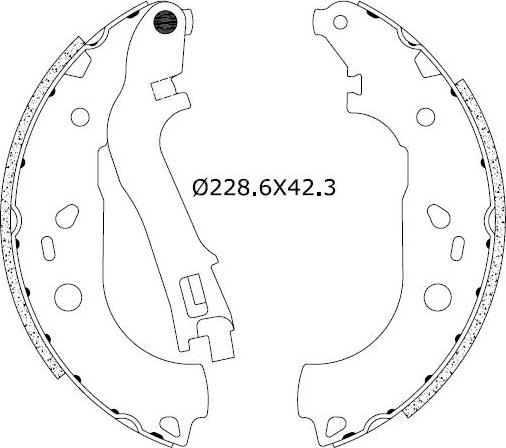 Omnicraft 2255795 - Bremžu loku komplekts autospares.lv