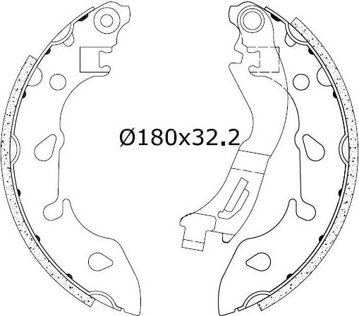 Omnicraft 2255793 - Bremžu loku komplekts autospares.lv