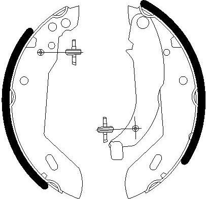 Omnicraft 2255742 - Bremžu loku komplekts www.autospares.lv