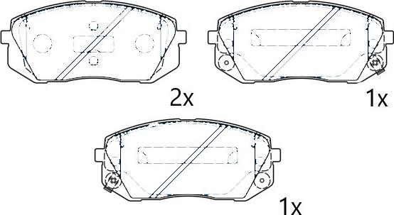 Omnicraft NAMJ2K021DCAA - Bremžu uzliku kompl., Disku bremzes autospares.lv