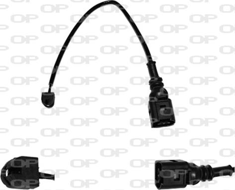 Open Parts AK3104.00 - Сигнализатор, износ тормозных колодок www.autospares.lv