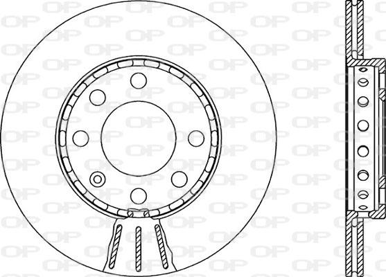 Open Parts BDA1904.20 - Bremžu diski autospares.lv