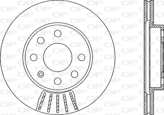 Open Parts BDA1983.20 - Тормозной диск www.autospares.lv