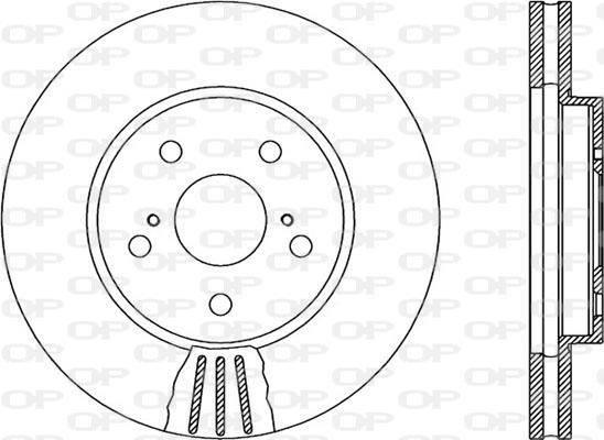 Open Parts BDA1982.20 - Тормозной диск www.autospares.lv