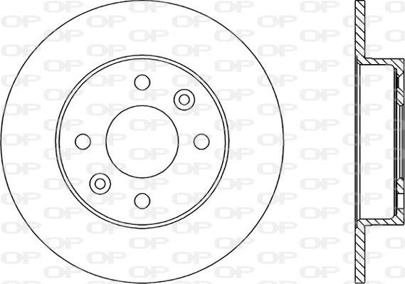 Open Parts BDA1447.10 - Bremžu diski autospares.lv