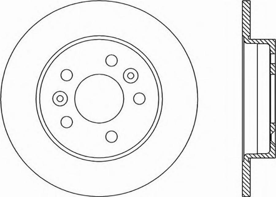 Open Parts BDA1467.10 - Тормозной диск www.autospares.lv