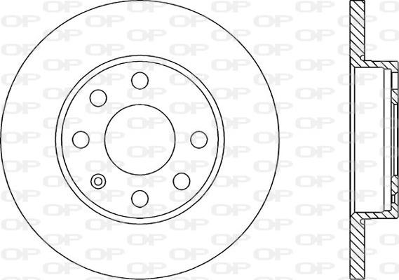 Open Parts BDA1403.10 - Bremžu diski autospares.lv