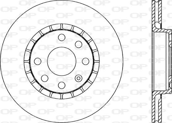 Open Parts BDA1415.20 - Bremžu diski autospares.lv