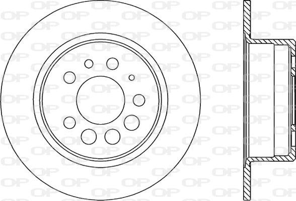 Open Parts BDA1597.10 - Brake Disc www.autospares.lv