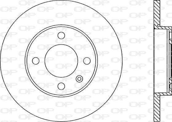 Open Parts BDA1574.10 - Bremžu diski www.autospares.lv