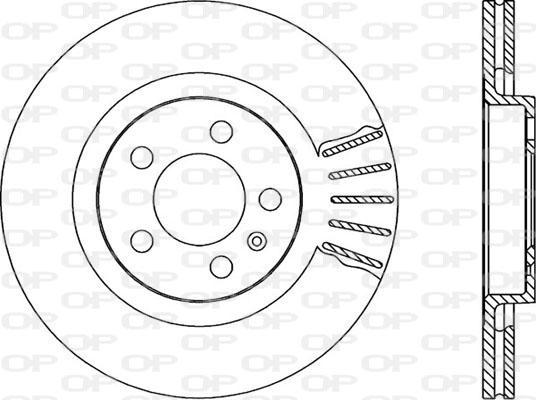 Open Parts BDA1666.20 - Bremžu diski autospares.lv