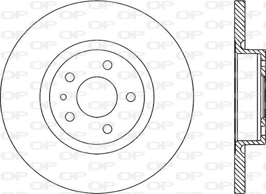 Open Parts BDA1661.10 - Bremžu diski www.autospares.lv