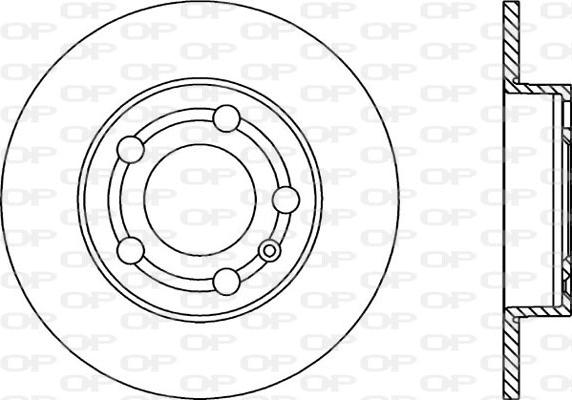 Open Parts BDA1668.10 - Тормозной диск www.autospares.lv